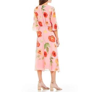 Gibson Latimer Dresses - Gibson & LatimerFloral Print Cascade Ruffle A-Line Gibson Latimer Dresses - Gibson & LatimerFloral Print Cascade Ruffle A-Line